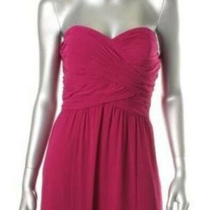 Ralph Lauren long strapless chiffon dress